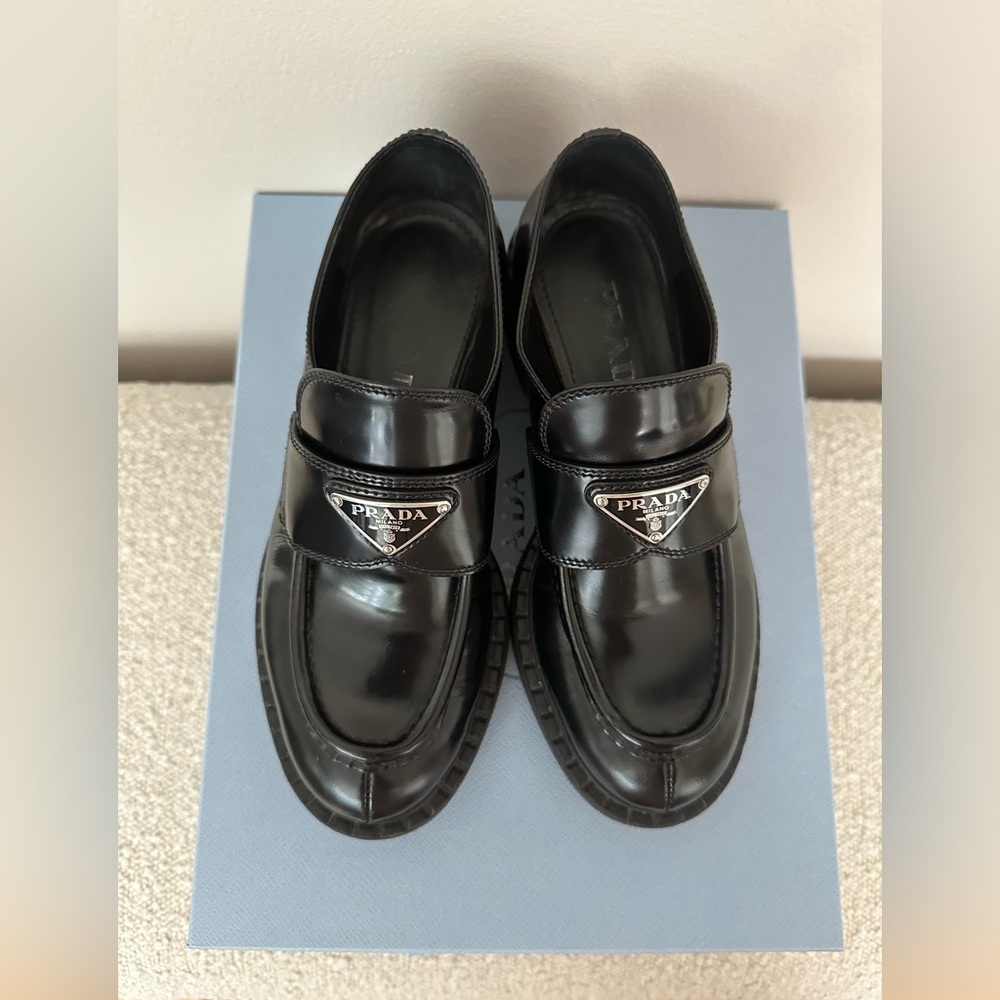 Prada Leather Loafers